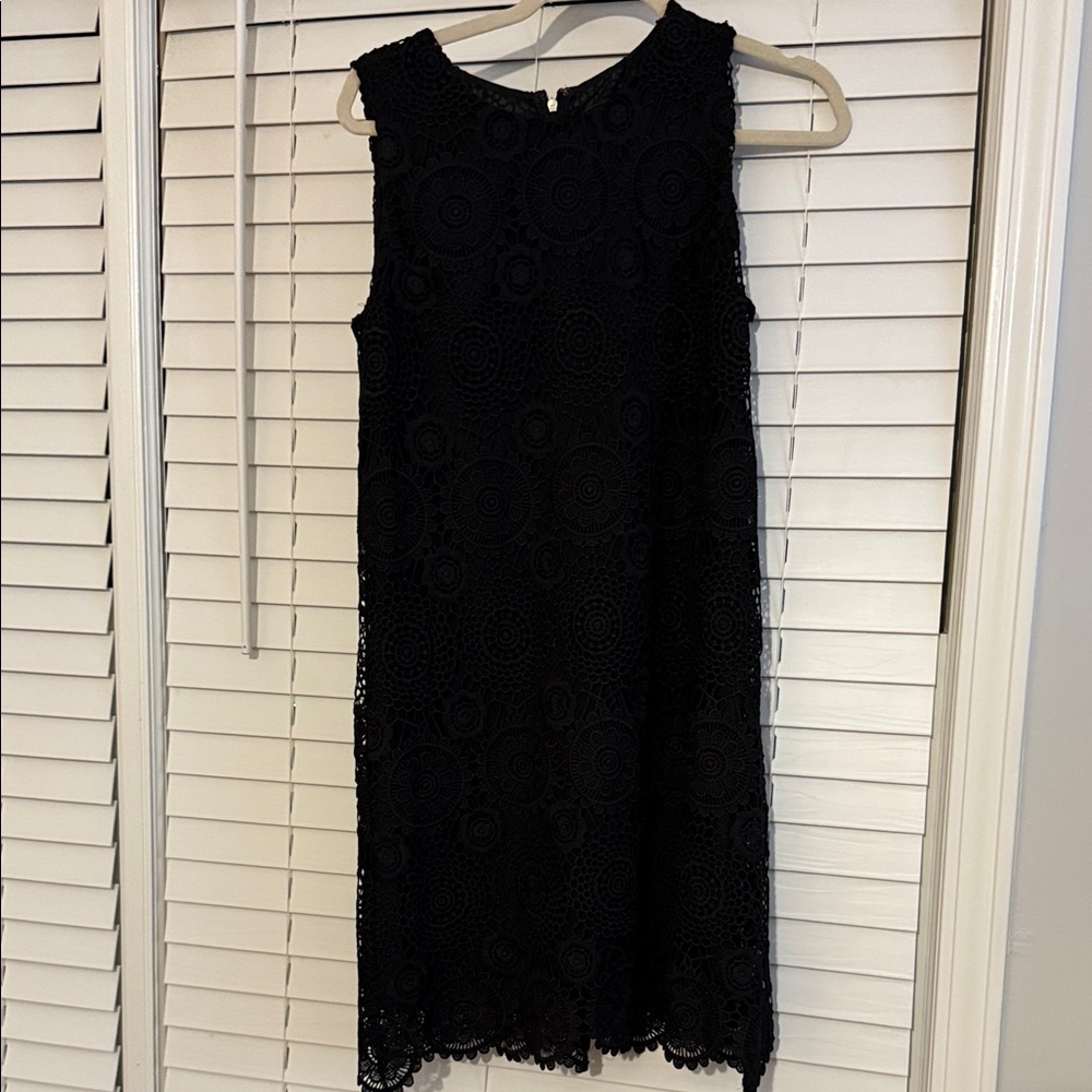 Tommy Hilfiger Navy Lace Midi Dress